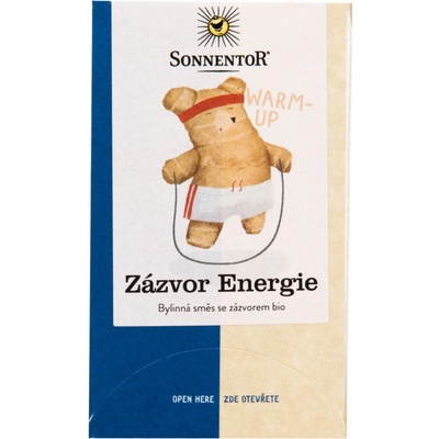 Sonnentor čaj zázvor energie 32,4 g