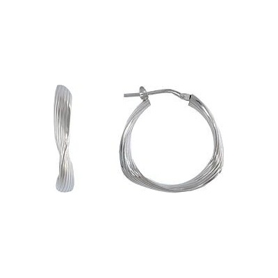 Infinitysilver stříbrné náušnice triangl LI23283C