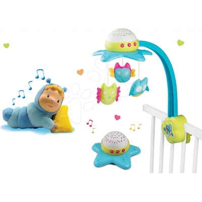 Smoby Set Star Cotoons 2in1 so sovičkami+svietiaca bábika Chowing SM