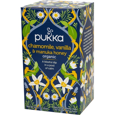 Pukka Ajurvédský Medový čaj z heřmánku vanilky a manuky 20 x 1,6 g