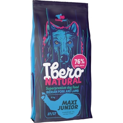Ibero Natural Junior Dog Maxi Pork & Lamb 2 x 12 kg