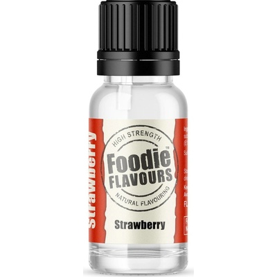Foodie Flavours Prírodné koncentrované aróma 15 ml jahoda