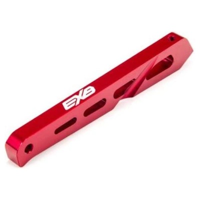 Arrma задна централна шаси 87 мм, алуминий, червена