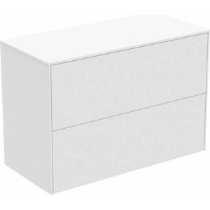Ideal Standard Atelier Conca стенен шкаф с 2 чекмеджета и плот, 80 см, матово бял (T4328Y1)