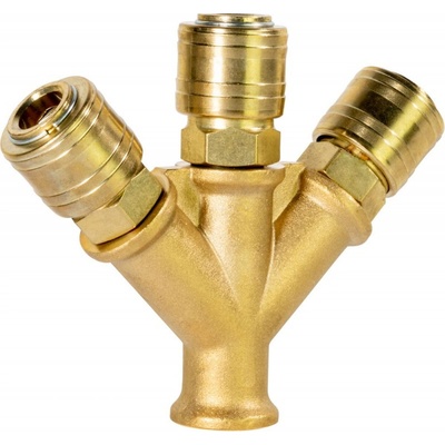 GUDE 41138 Rozdeľovač trojitý 3/8" IG SB