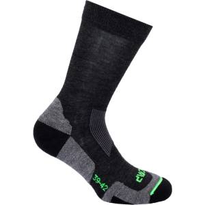 CMP Мъжки туристически чорапи CMP Trekking Wool Sock Walking socks - Nero Melange - размер 39-42 (EU) (201-7939-0211)