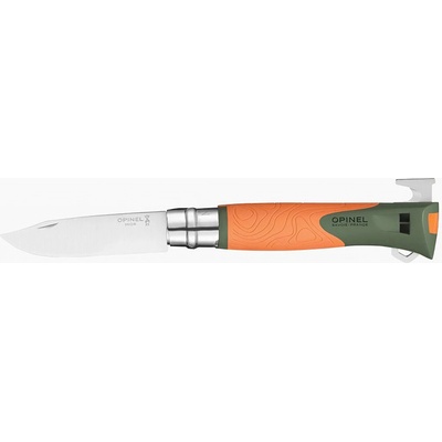 Opinel 9,5 cm nerezový Opinel č. 12 Explore s pinzetou na klíšťata