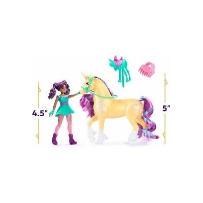 Spin Master Unicorn Academy - Ava and Unicorn Leaf Set