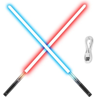 VEVOR Světelné meče RGB, 2 ks, 7 barev, 78 cm