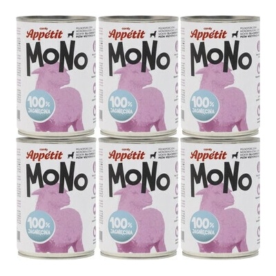 Comfy Appetit Mono Adult Monoprotein Lamb 6 x 400 g