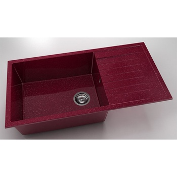 Image 1 of FAT Мивка Vanguard 230, Polymer marble, 20 Сребрист виолет, с включен сифон