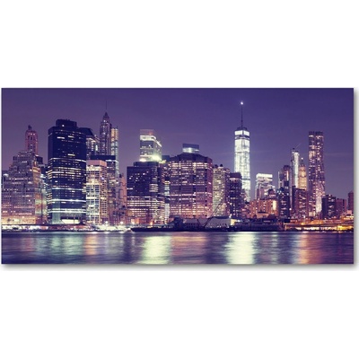 Moderný foto obraz na stenu New York noc 100x50 cm