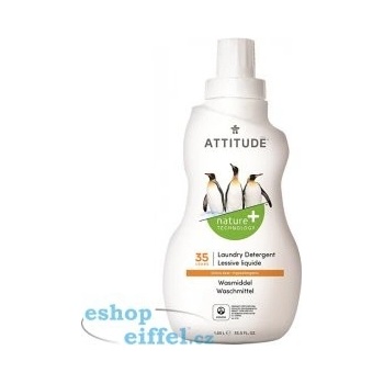 Attitude Prací gel Nature+ s vůní citronové kůry 1050 ml (35 pracích dávek)