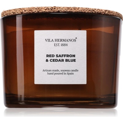 Vila Hermanos Apothecary Red Saffron & Cedar Blue ароматна свещ 350 гр