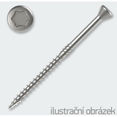 Terasový vrut 4x 50 balení 100 ks Nerez AISI