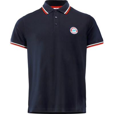 Polo tričko FC Bayern Mníchov tmavo modré