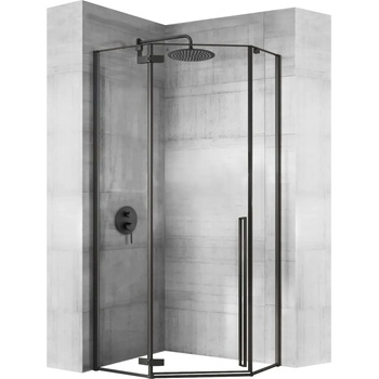 Image 1 of Rea Душ кабина Rea DIAMOND 80x80 Black MAT