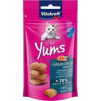 Image 1 of Vitakraft Cat Yums - Мокра храна със сьомга и Омега-3 за котки 40 г