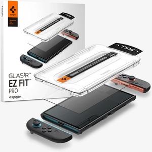 Spigen Glass tR EZ Fit Pro, пакет от 2 броя - Nintendo Switch 2 (AGL10797)