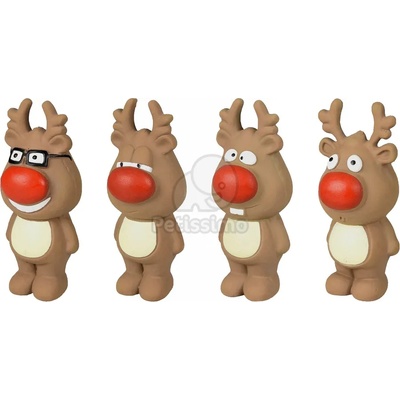 Flamingo коледна играчка за кучета - елен от латекс 1 бр