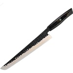 HARAHU Дамаски кухненски нож ZA-37584 - Slicer / Черен / Кафяв KP37584
