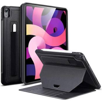 ESR Sentry Stand Case - хибриден удароустойчив кейс с поставка за iPad Air 4 (2020) (черен)