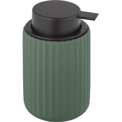 WENKO 24807100 - Дозатор за течен сапун BELLUNO 8x13, 5 cm зелен/черен (WE0014)