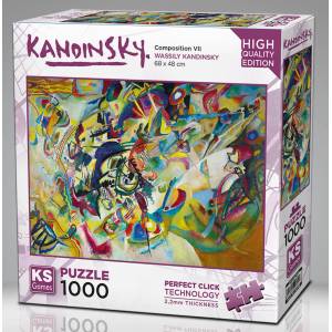 KS Games - Puzzle Kandinsky: Composition VI - 1 000 piese