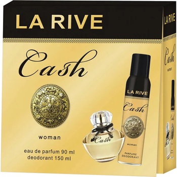 La Rive подаръчен комплект за жени, EDП 90мл + дезодорант 150мл, Cash