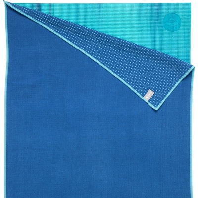 Bodhi ručník na jógu GRIP 183 x 61 cm modrý akvamarín