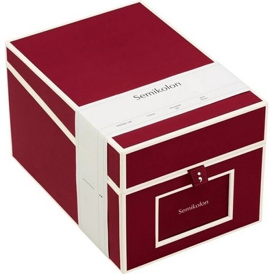 Photograph Box burgundy