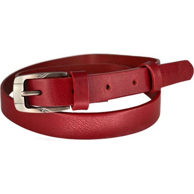 Penny Belts dámský kožený opasek 20-182-93 červený