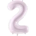 Party Deco Фолиев Балон Цифра, Светло Лилаво, 72 см - 2 (fb230g-2-014)