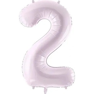 Party Deco Фолиев Балон Цифра, Светло Лилаво, 72 см - 2 (fb230g-2-014)