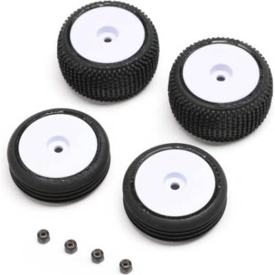Losi Гуми с бели джанти (4): Micro-B