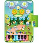 Raya Toys Музикално килимче за игра Raya Toys - Пиано с животни и барабани, 63 x 43 cm (503125002)