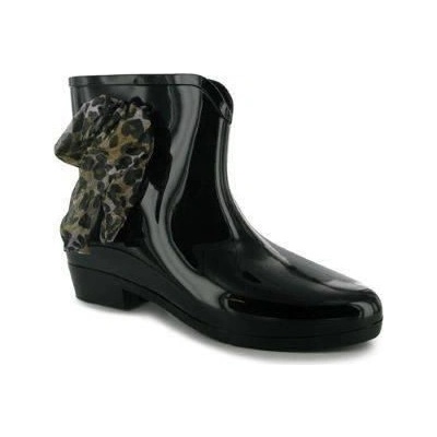 Golddigga Croc Welly Ladies Black