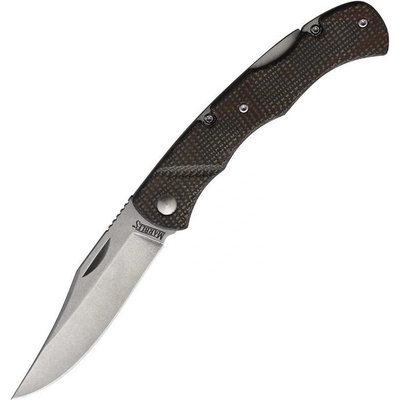Marbles Lockback Brown Micarta