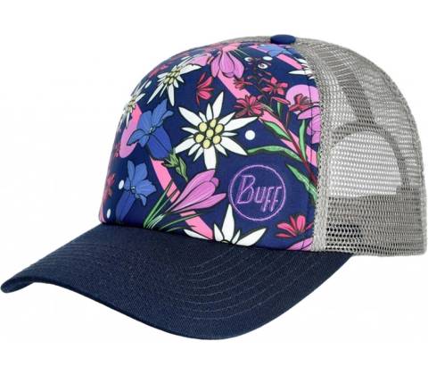 Buff Trucker Cap flowers