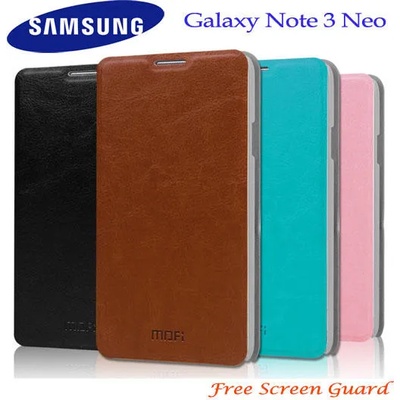 Samsung Galaxy Note 3 Neo Mofi Wallet Калъф + Протектор