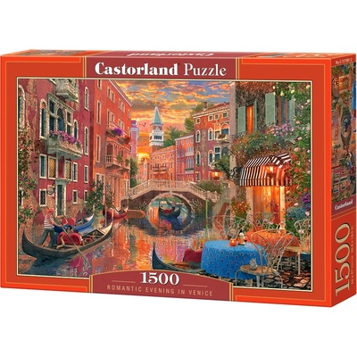 Castorland Romantický večer v Benátkách 151981 1500 dílků