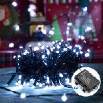 Aigostar - LED външен коледен гирлянд 200 LED, 8 функции, 10, 3 м, IP44, студена (AI1342)