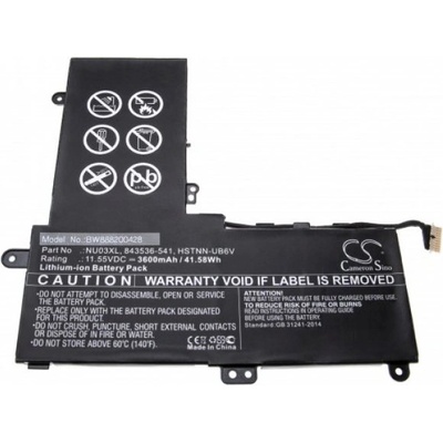 VHBW Батерия за HP Pavilion X360 11-U0000, NU03XL, 3600 mAh (888200428)