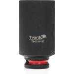 Tvardy Удължена ударна вложка Tvardy 1/2" 6-стенна 32mm CR-MO 81808 (T00211-32)