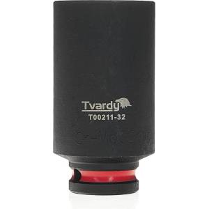 Tvardy Удължена ударна вложка Tvardy 1/2" 6-стенна 32mm CR-MO 81808 (T00211-32)