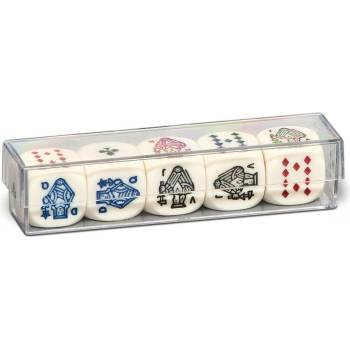 Set kostek s pokerovými symboly 5 kusů