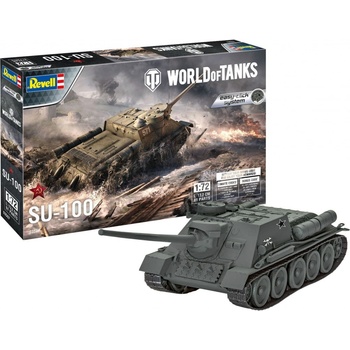 Revell Plastic ModelKit World of Tanks 03507 SU-100 1:72
