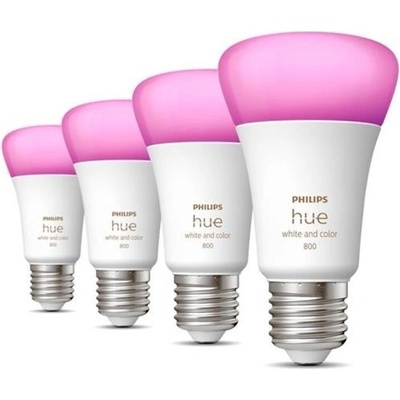 Lite bulb Moments White and Color Ambience E27 Google Home, Amazon Alexa , 3 ks