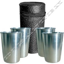 TFT Nerezové poháriky GS3353 0,07L 4ks s púzdrom