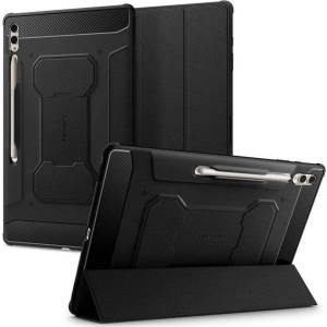 Spigen Противоударен Калъф за Samsung Tab S10 Ultra/ S9 Ultra 14.6", Spigen Rugged Armor Pro Case, Черен (ACS06538)